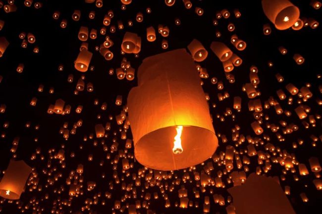 Amianto Lanterne Cinesi