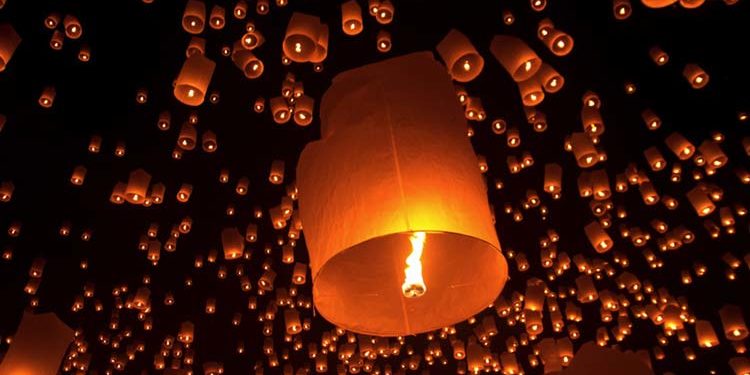 Amianto Lanterne Cinesi