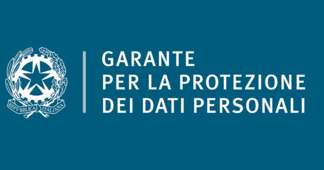 Garante Protezione Dati Personali
