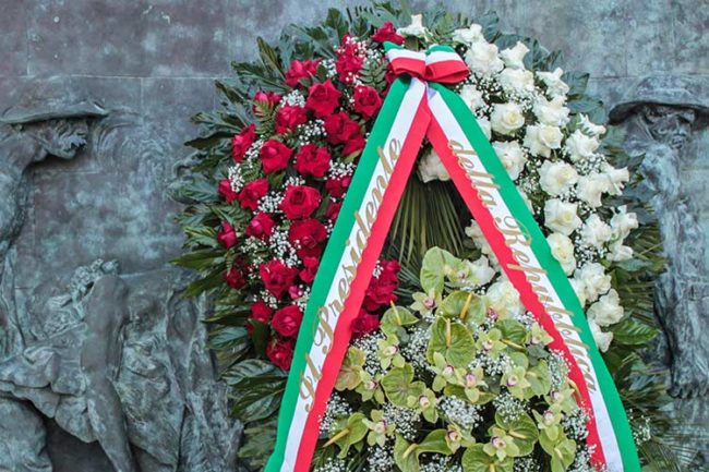 Inail Primo Maggio Corona Vittime del Lavoro