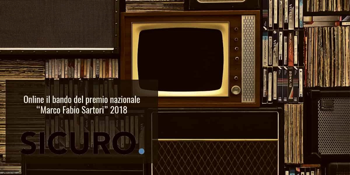 Online il bando del premio nazionale “Marco Fabio Sartori” 2018