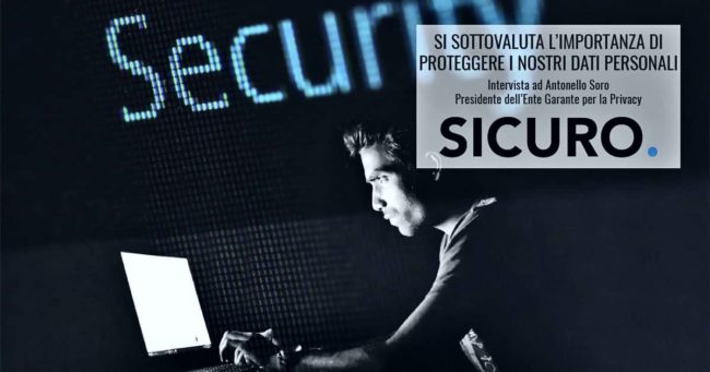 Intervista Soro Presidente Garante Protezione dati Personali
