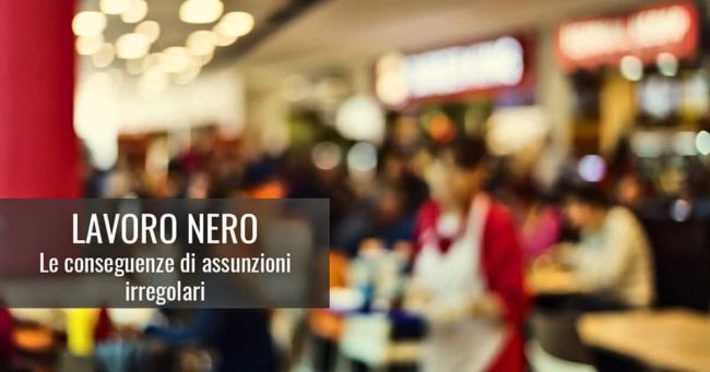 Lavoro Nero Assunzioni Irregolari