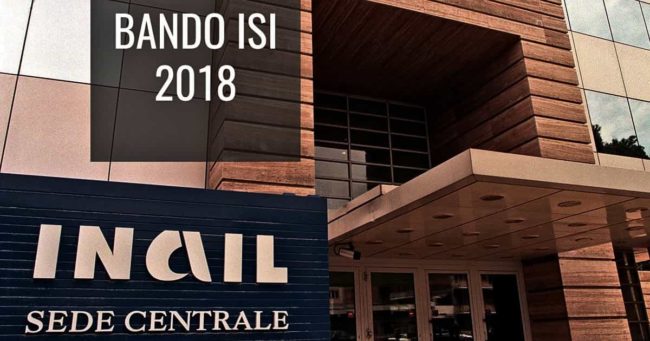 Inail Bando ISI 2018